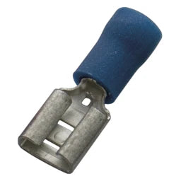 HAUPA Flachsteckhülse blau isoliert 1,5-2,5/6,3x0,8 PVC – 260394