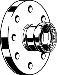 VIEGA Viega Flanschübergang mit SC Megapress S 4259.6XL in 3 Zoll Stahl Zn-Ni besch. – 770 938