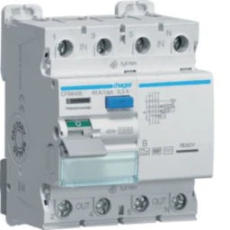HAGER FI-Schalter 3P+N 10kA 40A 300mA Typ B – CFB640E