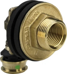 VIEGA Viega Wanddurchführung mit SC Raxofix 5332.11 in 16mmxRp1/2xG3/4x25mm Sibr – 647 766