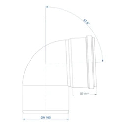 POLOPLAST PO Bogen POLO-KAL NG DN 160/87Grad – 02164