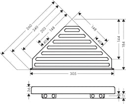 HANSGROHE HG AddStoris Seifenkorb mattschwarz – 41741670
