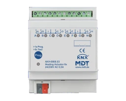 MDT KNX Heizungsaktor 8fach 24/230 V AC REG – AKH-0800.03