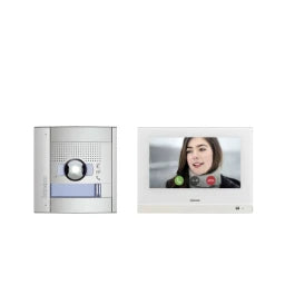 BTICINO Flex'ONE Video-Set mit Türstation SFERA (1 und 2 Ruftasten) + Hometouch 7" Weiß – 905227