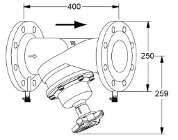 TA TA-STAF* Einregulierventil Nr.52186091 PN16 DN 125 – 52 186-091