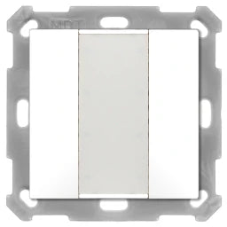 MDT Taster 55 2-fach, Reinweiß glänzend – BE-TA5502.G2