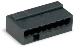 WAGO MICRO Verbindungsklemme 8-polig max. 0,8 mm², dunkelgrau – 243-208