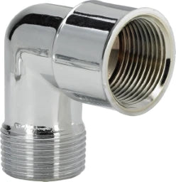 VIEGA Viega Winkel 90 Grad 1613 in R1/2 x Rp1/2 Messing verchromt – 102 586