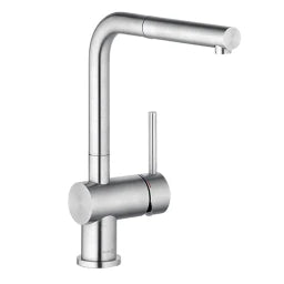 KLUDI Kludi L STEEL SP-EH-Mischer mit Auszugsauslauf – 45851F877