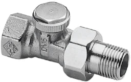 HEIMEIER Heimeier Rücklaufverschraubung Durchgangsform 3/8" reg/absp. – 0356-01.000