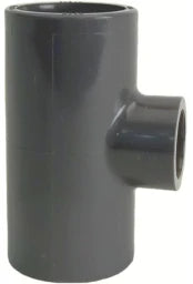 FISCHER GEORG GF T-Stück 90° reduziert PVC-U d 32x20 – 721200141