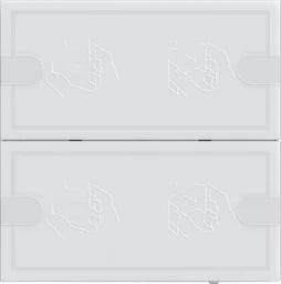 GIRA KNX Tastsens.4 Komfort 2f TS4 Weiß – 5002003