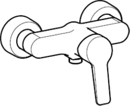 HANSA Hansa Twen Brausemischer mit Vollhebel, chrom – 4025 018 3 00 61