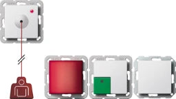 GIRA Notrufset System 55 reinweiß glänzend – 291403