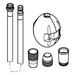 GROHE Grohe Brauseschlauch f. Küchenarmatur Länge:1425mm M15x1/2 – 48 293 000