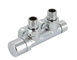 ZEHNDER Zehnder Passion Anschluss-Arm-Set Eckform Thermostatkopf links, chrom – BPPABHZAASC