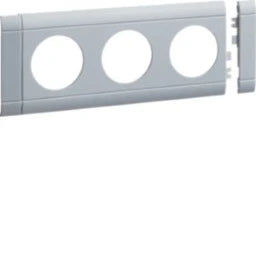 HAGER Blende 3-fach STD OT 80mm alu – GB08030LAN