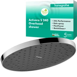 HANSGROHE HG Activera S Kopfbrause 240 1jet EcoSmart+ chrom – 28057000