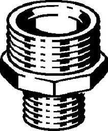 VIEGA Viega Gewindestutzen 3246 in G1 x R3/4 Rotguss – 441 531