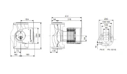 GRUNDFOS Grundfos Flanschpumpe MAGNA3 80-120 F 360 1x230V PN10 Nr.97924320 – 97924320
