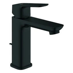 GROHE Grohe Cubeo EH-Waschtischbatterie M-Size Zugstangen-Ablaufgarn. matt black – 101749 243 0