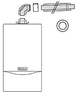 VAILLANT Vaillant Set Konzentr.Anschluss (60/100) an LAS-Systeme (303923) – 303923