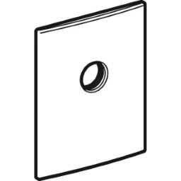 GEBERIT GE Abdeckplatte f Waschtisch UP Siphon KU weiss 240869 – 240.869.11.1