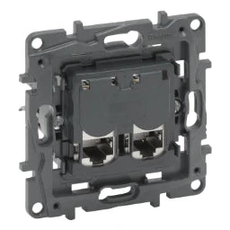 LEGRAND Niloe Step Einsatz Datendose 2Xrj45 Kat6 Stp – 864049