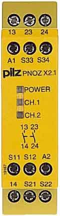 Not-Aus-Schaltgerät 24VAC/DC 2n/o PNOZ X2.1 #774306 – 774306