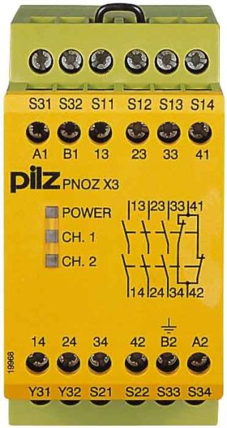 Not-Aus-Schaltgerät 230VAC/24VDC PNOZ X3 #774318 – 774318