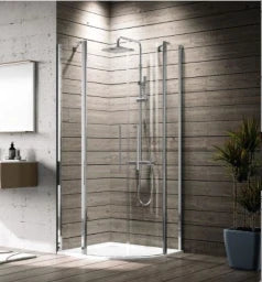 NOVELLINI NO Young 2.0 R Runddusche EB 71cm 87,5-89,5x200cm ESG-Klar Chrom – Y2R90-1K