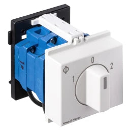 KRAUS&NAIMER Umschalt.m.0,3polig,60°,45mm-Schnappbef. Ith=20A, P=5,5 kW(AC3,400V AC),2x2,5 mm² – 70009343