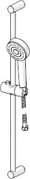 HANSA Hansa Wandst.garnitur HANSABASIC 1-strahlig DN15 chrom – 5578 0113