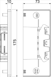 OBO Endstück 70x170mm Polyvinylchlorid reinw eiß RAL 9010 – 6274770