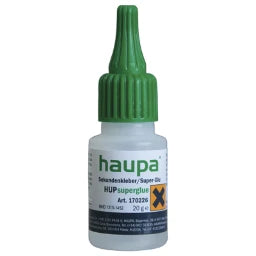 HAUPA Universal-Sekundenkleber "HUPsuperglue" Flasche 20 g – 170226