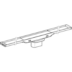 GEBERIT GE CleanLine20, 30-110cm Edelstahl geb. – 154.461.KS.1