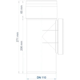 POLOPLAST PO Reinigungsrohr POLO-KAL XS DN 110 – 102344