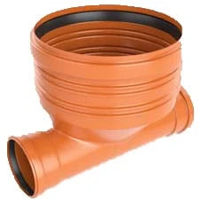 FUNKE KG-Schachtunterteil DN400/160 mit geradem Durchlauf inkl. Dichtung – KGSCHACHTUD40150029