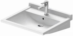 DURAVIT Duravit Starck 3 Waschtisch Vital 600mm mit ÜL, mit HLB, 1 HL, weiß – 0309600000