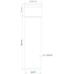 POLOPLAST PO Steckmuffenrohr POLO-KAL 3S DN 75/250 – 102421