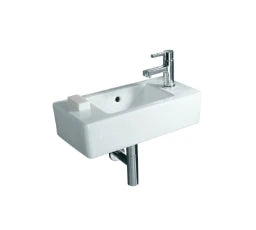 DURAVIT Duravit Vero Handwaschbecken 500mm mit ÜL, mit HLB. HL rechts, weiß – 0703500008