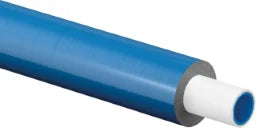 UPONOR Uponor Unipipe PLUS Rohr S4 20x2,25 weiß vorisoliert blau, Ring 100m – 1063555