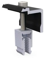 AEROCOMPACT CLEB10 Endklemme Click 30-46 mm L = 60 mm, schwarz, (VPE=10 Stück) – 707603
