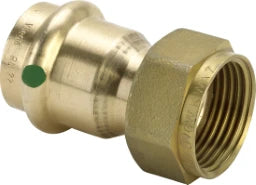 VIEGA Viega Verschraubung mit SC Sanpress 2263 flachdichtend in 35mm x G2 Sibr – 305 024