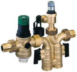 RESIDEO Resideo Sicherheitsgruppe SG160SD mit Druckminderer, Messing AA, 3/4" – SG160SD-3/4AA