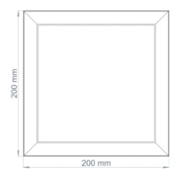 POLOPLAST PO Designventil Square POLO-KWL DN 100, Verteilsystem DN 75 – 03653