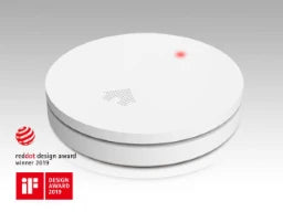 SITERWELL 10 Jahres Rauchmelder, fest verbaute 3V Batterie, Nachtmodus mit gedimmter LED – GS546