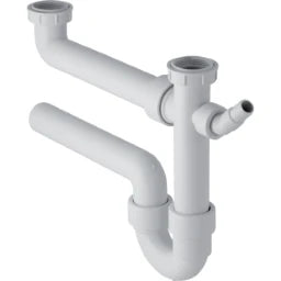 GEBERIT GE Fertigablauf 2teilig in PP d50mm x G1 1/2 weiss – 152.715.11.1