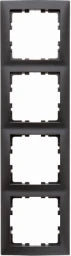 BERKER S.1 Rahmen 4fach anthrazit matt – 10149949