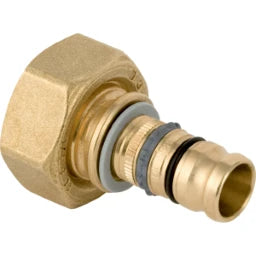 GEBERIT GE Mepla Anschluss fuer Eurokonus gerade d20mm x G3/4, vernickelt – 612.623.00.5